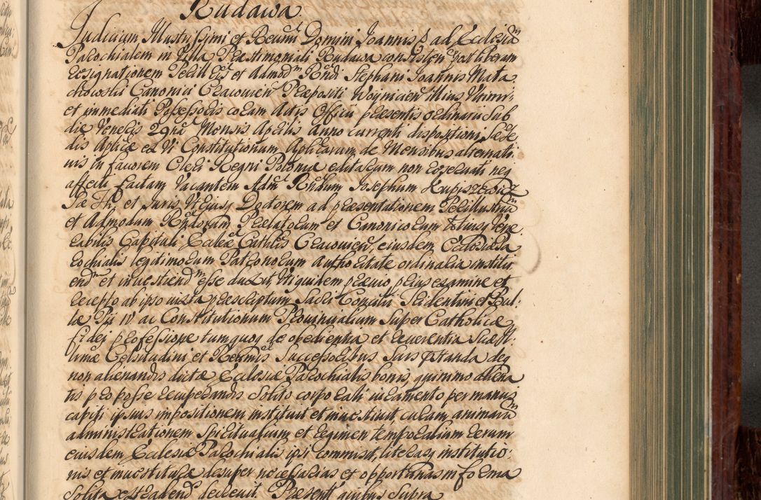 Zdjęcie nr 476 dla obiektu archiwalnego: Acta actorum episcopalium R. D. Joannis a Małachowice Małachowski, episcopi Cracoviensis a die 16 Julii anni 1688 et 1689 acticatorum. Volumen IV