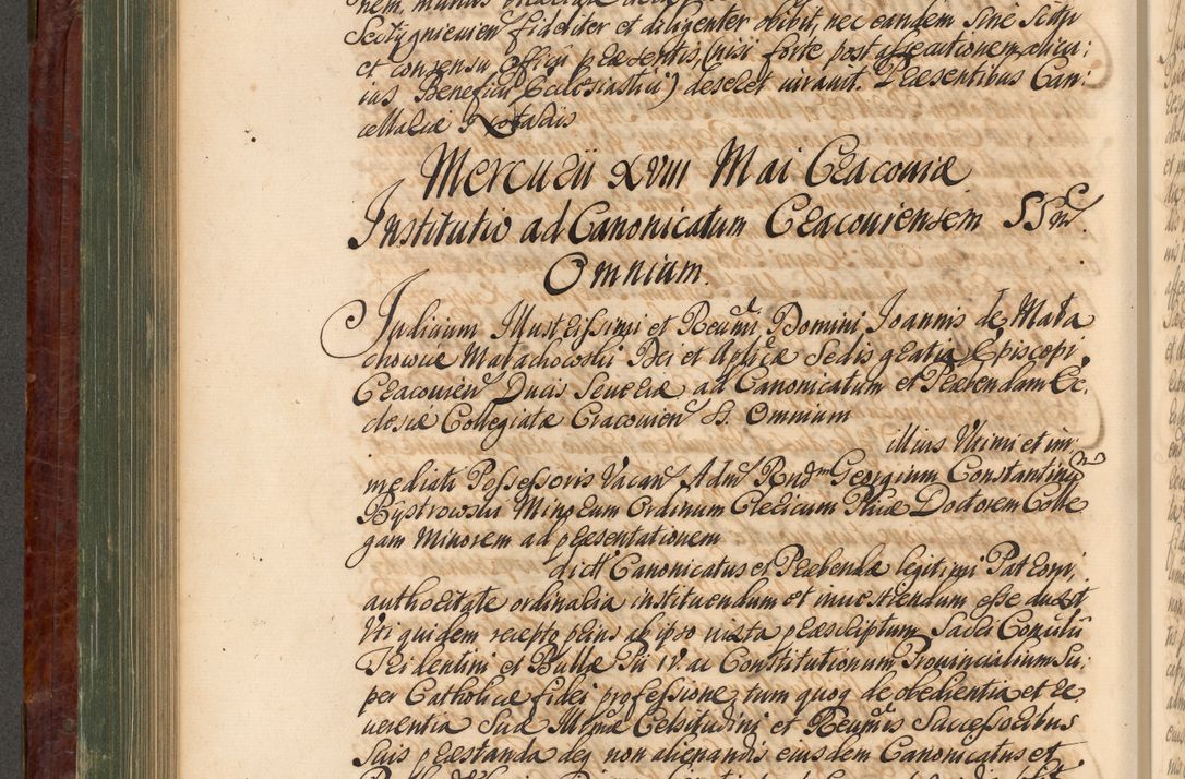 Zdjęcie nr 475 dla obiektu archiwalnego: Acta actorum episcopalium R. D. Joannis a Małachowice Małachowski, episcopi Cracoviensis a die 16 Julii anni 1688 et 1689 acticatorum. Volumen IV