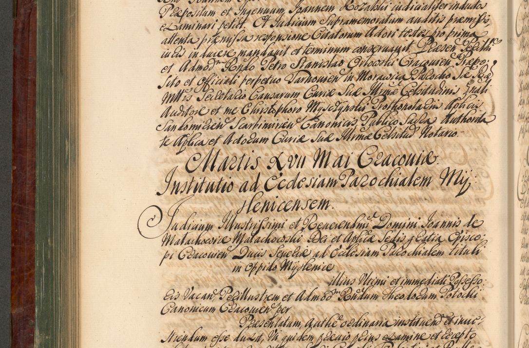 Zdjęcie nr 473 dla obiektu archiwalnego: Acta actorum episcopalium R. D. Joannis a Małachowice Małachowski, episcopi Cracoviensis a die 16 Julii anni 1688 et 1689 acticatorum. Volumen IV