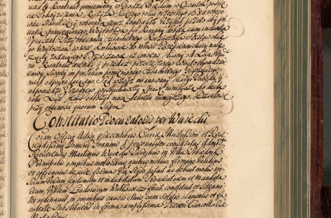 Zdjęcie nr 468 dla obiektu archiwalnego: Acta actorum episcopalium R. D. Joannis a Małachowice Małachowski, episcopi Cracoviensis a die 16 Julii anni 1688 et 1689 acticatorum. Volumen IV