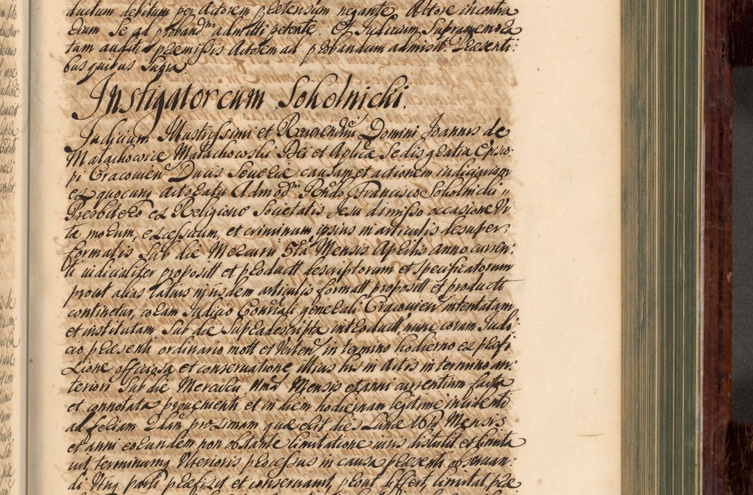 Zdjęcie nr 464 dla obiektu archiwalnego: Acta actorum episcopalium R. D. Joannis a Małachowice Małachowski, episcopi Cracoviensis a die 16 Julii anni 1688 et 1689 acticatorum. Volumen IV