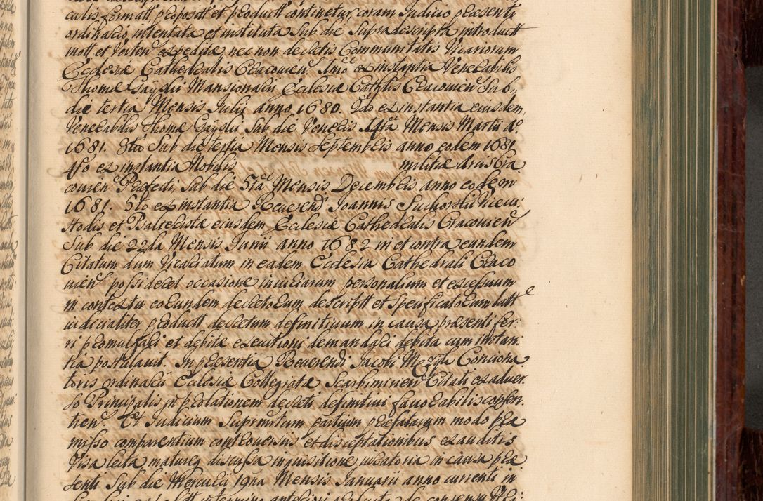 Zdjęcie nr 466 dla obiektu archiwalnego: Acta actorum episcopalium R. D. Joannis a Małachowice Małachowski, episcopi Cracoviensis a die 16 Julii anni 1688 et 1689 acticatorum. Volumen IV