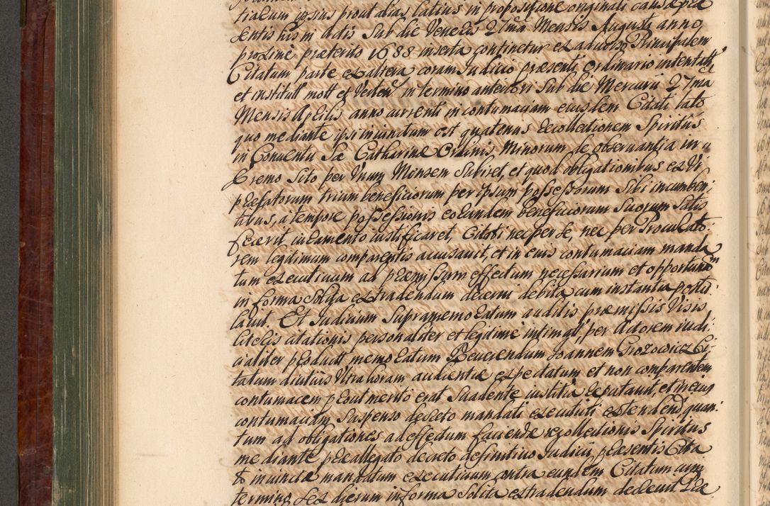 Zdjęcie nr 465 dla obiektu archiwalnego: Acta actorum episcopalium R. D. Joannis a Małachowice Małachowski, episcopi Cracoviensis a die 16 Julii anni 1688 et 1689 acticatorum. Volumen IV