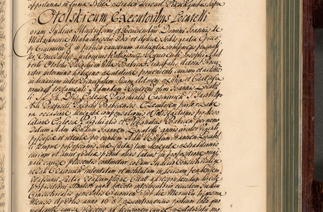 Zdjęcie nr 462 dla obiektu archiwalnego: Acta actorum episcopalium R. D. Joannis a Małachowice Małachowski, episcopi Cracoviensis a die 16 Julii anni 1688 et 1689 acticatorum. Volumen IV
