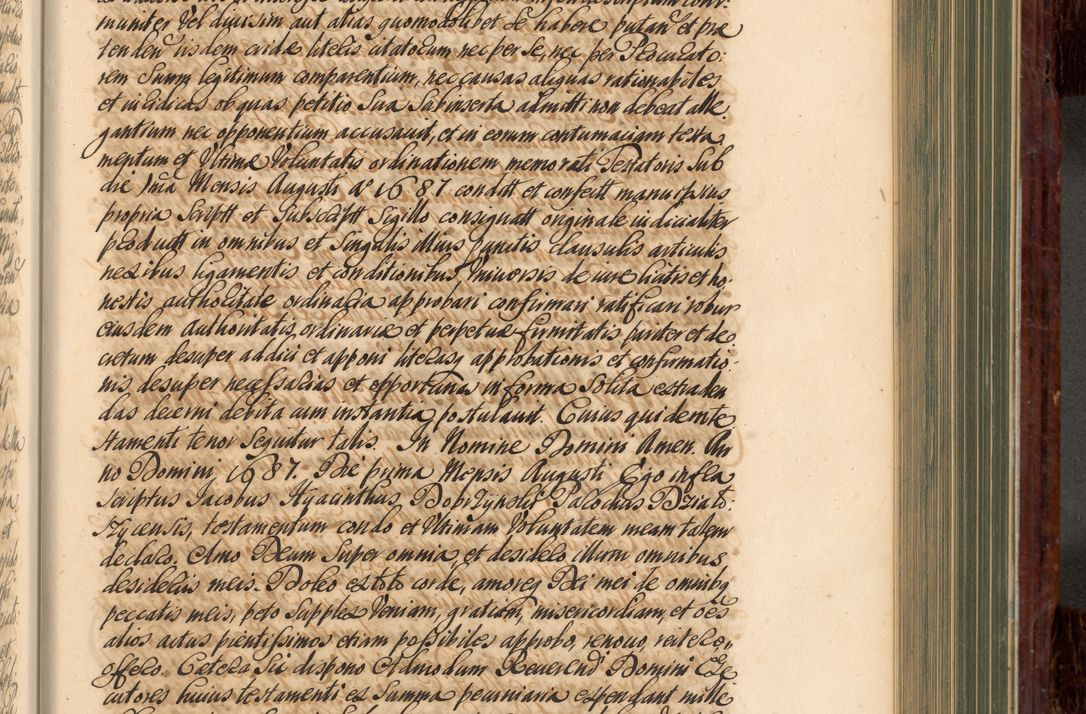 Zdjęcie nr 442 dla obiektu archiwalnego: Acta actorum episcopalium R. D. Joannis a Małachowice Małachowski, episcopi Cracoviensis a die 16 Julii anni 1688 et 1689 acticatorum. Volumen IV