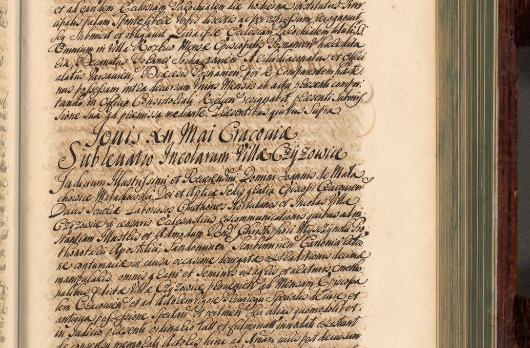 Zdjęcie nr 438 dla obiektu archiwalnego: Acta actorum episcopalium R. D. Joannis a Małachowice Małachowski, episcopi Cracoviensis a die 16 Julii anni 1688 et 1689 acticatorum. Volumen IV
