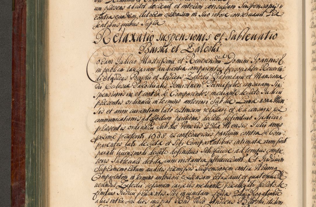 Zdjęcie nr 437 dla obiektu archiwalnego: Acta actorum episcopalium R. D. Joannis a Małachowice Małachowski, episcopi Cracoviensis a die 16 Julii anni 1688 et 1689 acticatorum. Volumen IV