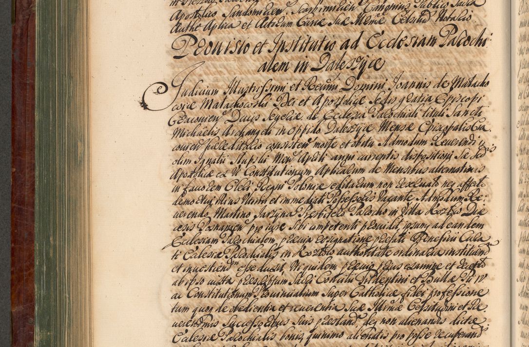 Zdjęcie nr 425 dla obiektu archiwalnego: Acta actorum episcopalium R. D. Joannis a Małachowice Małachowski, episcopi Cracoviensis a die 16 Julii anni 1688 et 1689 acticatorum. Volumen IV