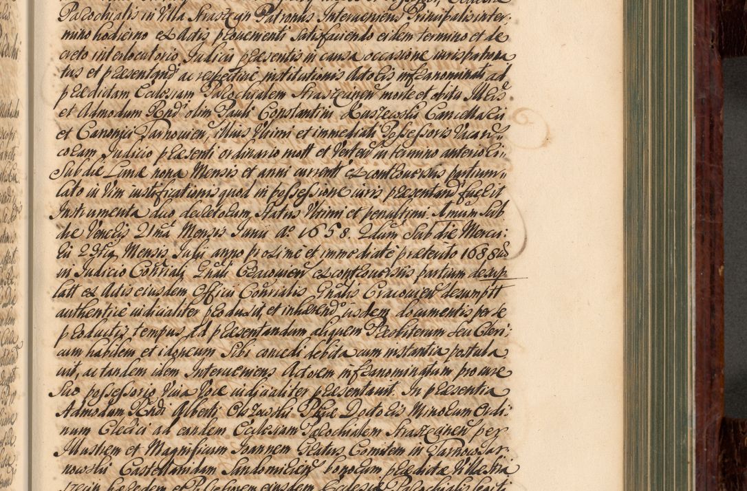 Zdjęcie nr 426 dla obiektu archiwalnego: Acta actorum episcopalium R. D. Joannis a Małachowice Małachowski, episcopi Cracoviensis a die 16 Julii anni 1688 et 1689 acticatorum. Volumen IV