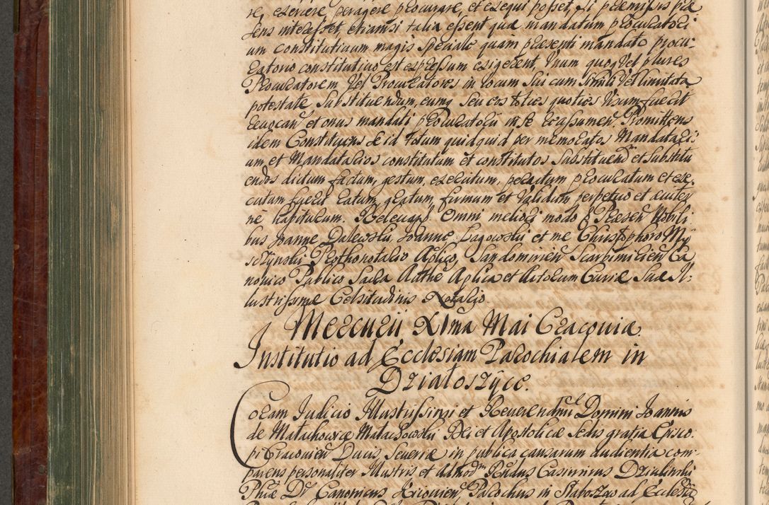 Zdjęcie nr 423 dla obiektu archiwalnego: Acta actorum episcopalium R. D. Joannis a Małachowice Małachowski, episcopi Cracoviensis a die 16 Julii anni 1688 et 1689 acticatorum. Volumen IV