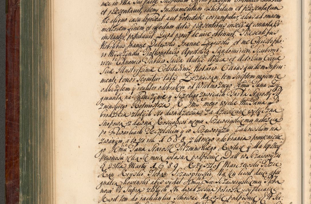 Zdjęcie nr 421 dla obiektu archiwalnego: Acta actorum episcopalium R. D. Joannis a Małachowice Małachowski, episcopi Cracoviensis a die 16 Julii anni 1688 et 1689 acticatorum. Volumen IV