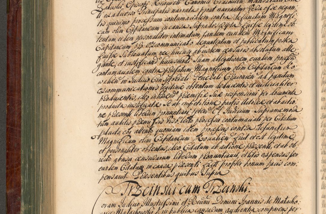 Zdjęcie nr 413 dla obiektu archiwalnego: Acta actorum episcopalium R. D. Joannis a Małachowice Małachowski, episcopi Cracoviensis a die 16 Julii anni 1688 et 1689 acticatorum. Volumen IV