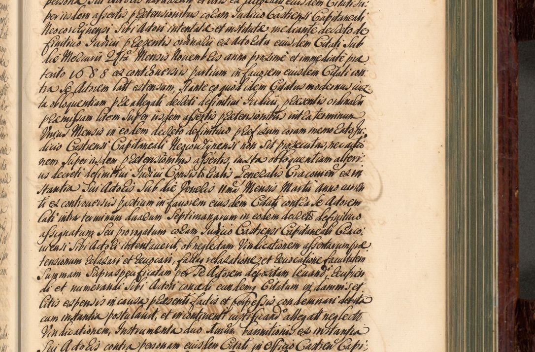 Zdjęcie nr 414 dla obiektu archiwalnego: Acta actorum episcopalium R. D. Joannis a Małachowice Małachowski, episcopi Cracoviensis a die 16 Julii anni 1688 et 1689 acticatorum. Volumen IV