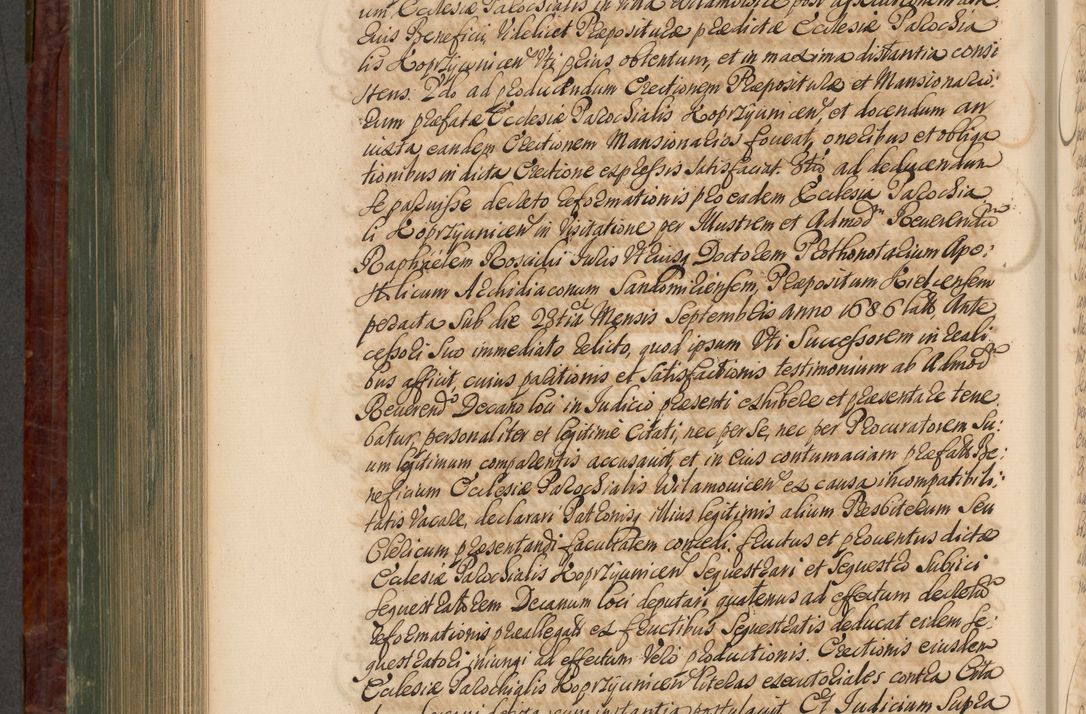 Zdjęcie nr 805 dla obiektu archiwalnego: Acta actorum episcopalium R. D. Joannis a Małachowice Małachowski, episcopi Cracoviensis a die 16 Julii anni 1688 et 1689 acticatorum. Volumen IV