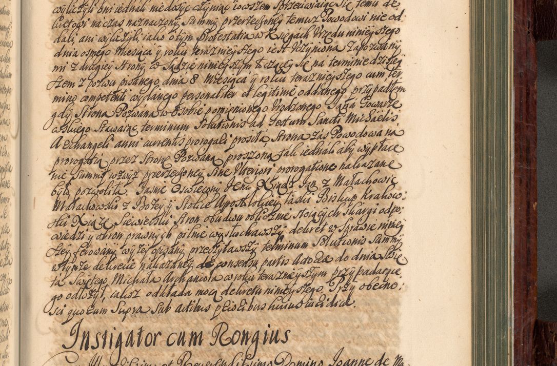 Zdjęcie nr 790 dla obiektu archiwalnego: Acta actorum episcopalium R. D. Joannis a Małachowice Małachowski, episcopi Cracoviensis a die 16 Julii anni 1688 et 1689 acticatorum. Volumen IV
