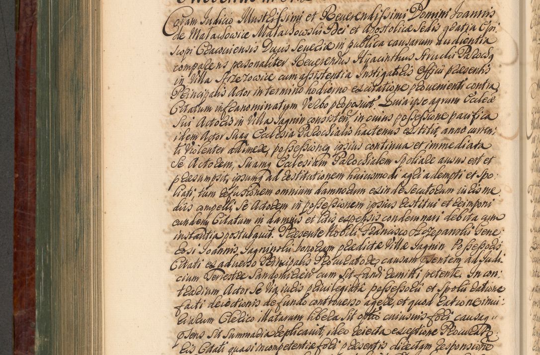Zdjęcie nr 787 dla obiektu archiwalnego: Acta actorum episcopalium R. D. Joannis a Małachowice Małachowski, episcopi Cracoviensis a die 16 Julii anni 1688 et 1689 acticatorum. Volumen IV