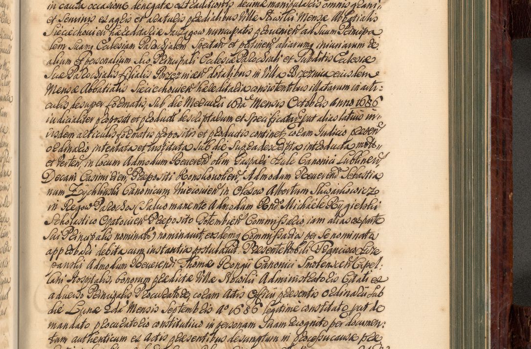 Zdjęcie nr 782 dla obiektu archiwalnego: Acta actorum episcopalium R. D. Joannis a Małachowice Małachowski, episcopi Cracoviensis a die 16 Julii anni 1688 et 1689 acticatorum. Volumen IV