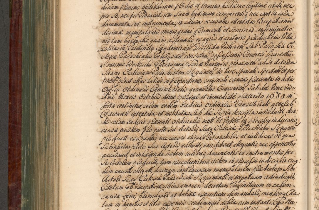Zdjęcie nr 779 dla obiektu archiwalnego: Acta actorum episcopalium R. D. Joannis a Małachowice Małachowski, episcopi Cracoviensis a die 16 Julii anni 1688 et 1689 acticatorum. Volumen IV