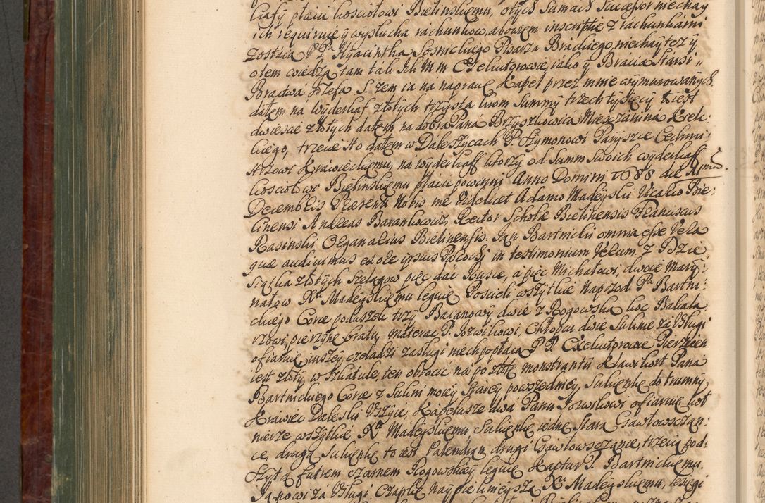 Zdjęcie nr 775 dla obiektu archiwalnego: Acta actorum episcopalium R. D. Joannis a Małachowice Małachowski, episcopi Cracoviensis a die 16 Julii anni 1688 et 1689 acticatorum. Volumen IV