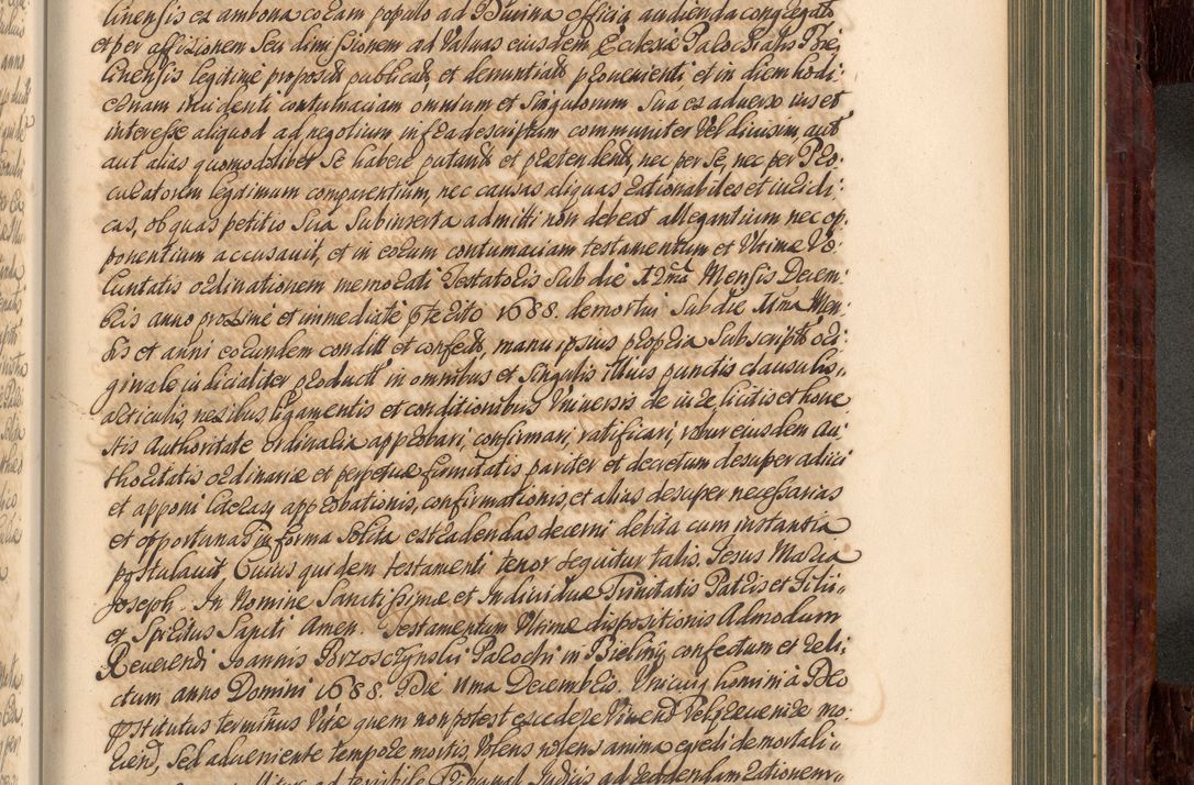 Zdjęcie nr 770 dla obiektu archiwalnego: Acta actorum episcopalium R. D. Joannis a Małachowice Małachowski, episcopi Cracoviensis a die 16 Julii anni 1688 et 1689 acticatorum. Volumen IV