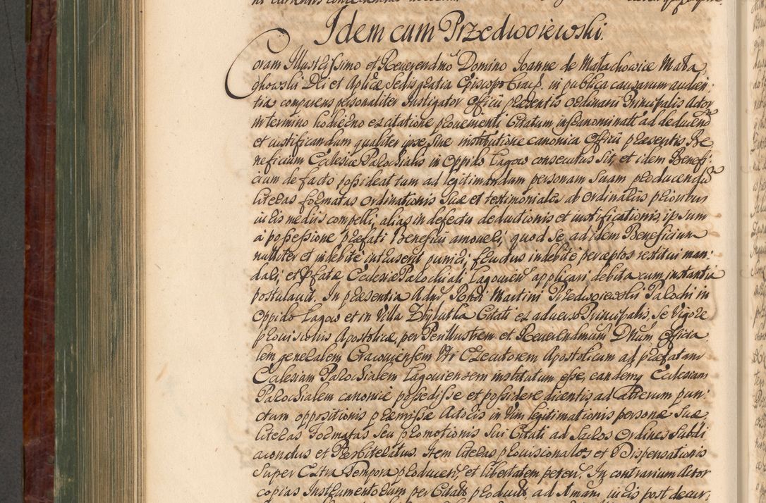 Zdjęcie nr 763 dla obiektu archiwalnego: Acta actorum episcopalium R. D. Joannis a Małachowice Małachowski, episcopi Cracoviensis a die 16 Julii anni 1688 et 1689 acticatorum. Volumen IV