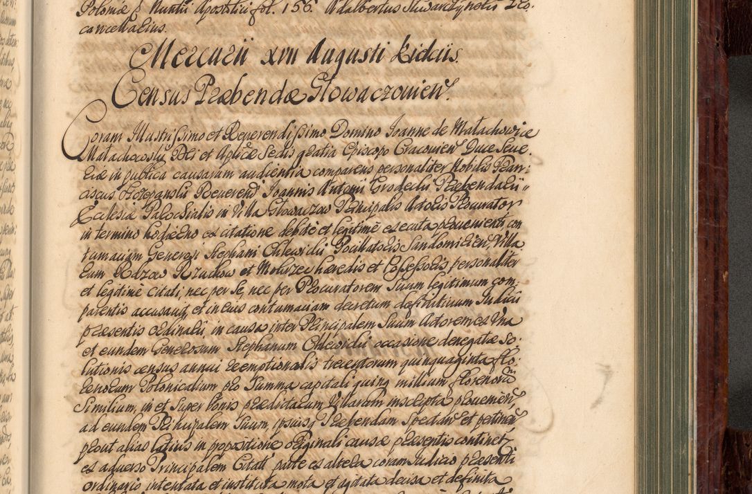 Zdjęcie nr 760 dla obiektu archiwalnego: Acta actorum episcopalium R. D. Joannis a Małachowice Małachowski, episcopi Cracoviensis a die 16 Julii anni 1688 et 1689 acticatorum. Volumen IV