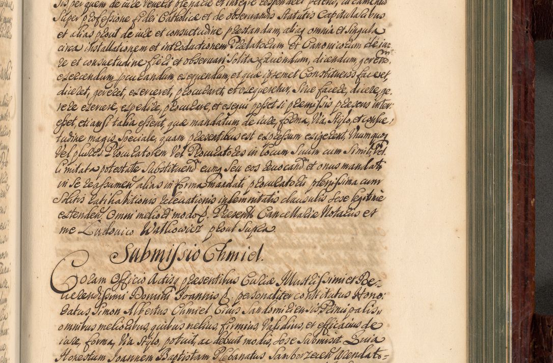 Zdjęcie nr 756 dla obiektu archiwalnego: Acta actorum episcopalium R. D. Joannis a Małachowice Małachowski, episcopi Cracoviensis a die 16 Julii anni 1688 et 1689 acticatorum. Volumen IV