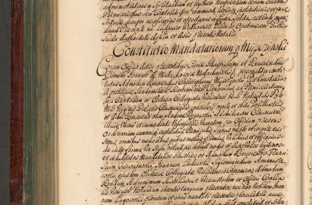 Zdjęcie nr 755 dla obiektu archiwalnego: Acta actorum episcopalium R. D. Joannis a Małachowice Małachowski, episcopi Cracoviensis a die 16 Julii anni 1688 et 1689 acticatorum. Volumen IV