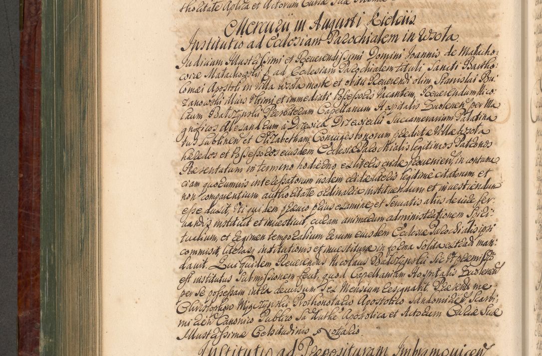 Zdjęcie nr 753 dla obiektu archiwalnego: Acta actorum episcopalium R. D. Joannis a Małachowice Małachowski, episcopi Cracoviensis a die 16 Julii anni 1688 et 1689 acticatorum. Volumen IV