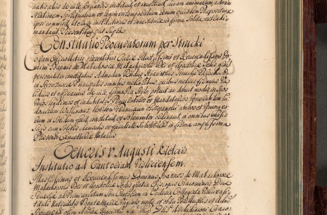 Zdjęcie nr 754 dla obiektu archiwalnego: Acta actorum episcopalium R. D. Joannis a Małachowice Małachowski, episcopi Cracoviensis a die 16 Julii anni 1688 et 1689 acticatorum. Volumen IV