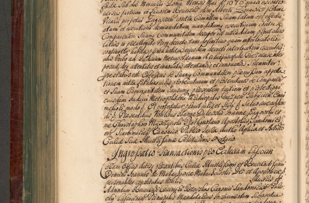Zdjęcie nr 747 dla obiektu archiwalnego: Acta actorum episcopalium R. D. Joannis a Małachowice Małachowski, episcopi Cracoviensis a die 16 Julii anni 1688 et 1689 acticatorum. Volumen IV