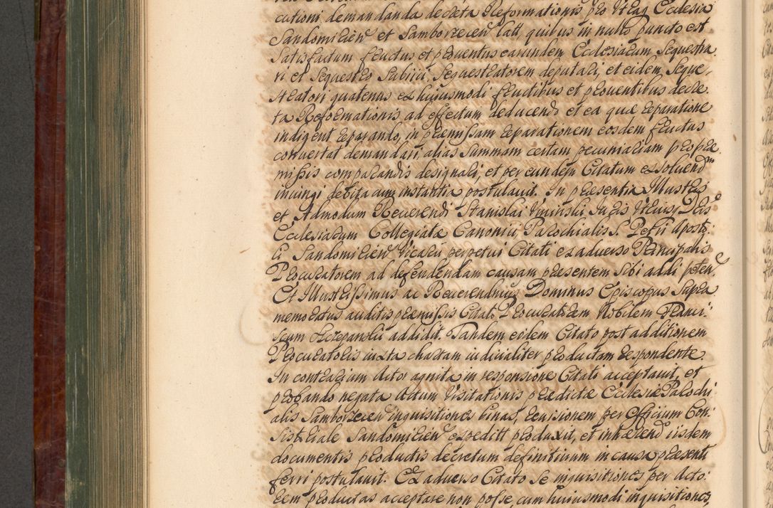 Zdjęcie nr 735 dla obiektu archiwalnego: Acta actorum episcopalium R. D. Joannis a Małachowice Małachowski, episcopi Cracoviensis a die 16 Julii anni 1688 et 1689 acticatorum. Volumen IV