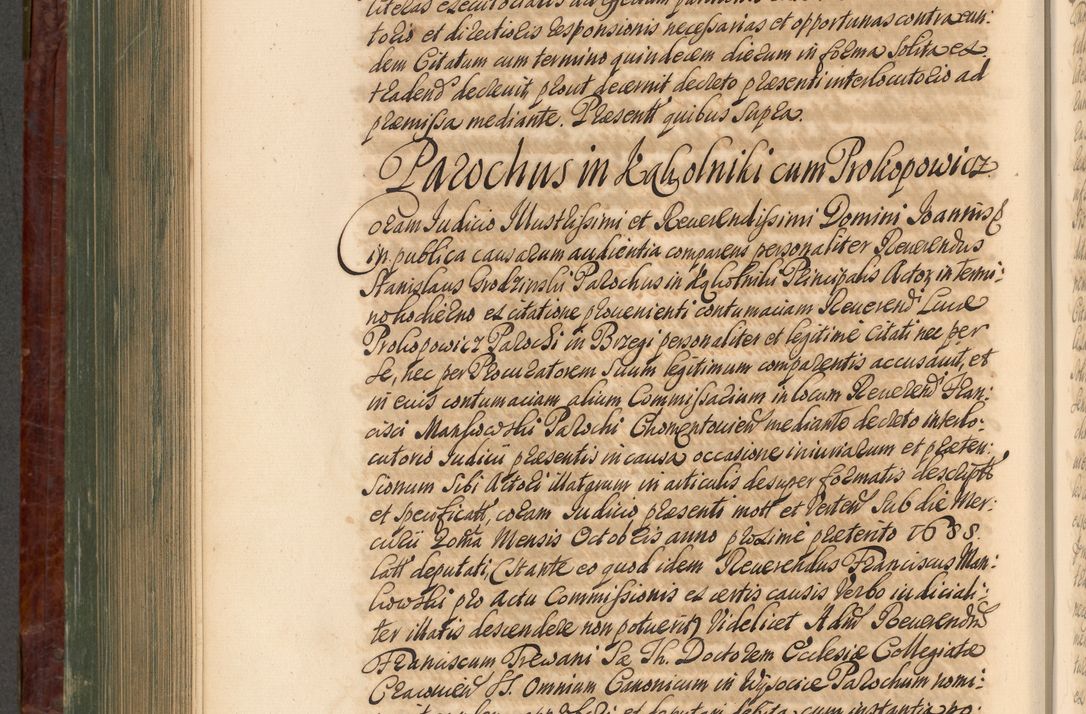 Zdjęcie nr 729 dla obiektu archiwalnego: Acta actorum episcopalium R. D. Joannis a Małachowice Małachowski, episcopi Cracoviensis a die 16 Julii anni 1688 et 1689 acticatorum. Volumen IV