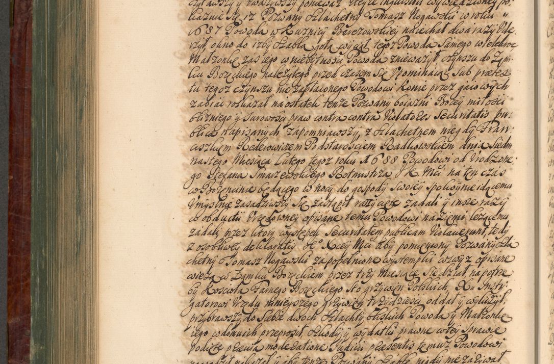 Zdjęcie nr 723 dla obiektu archiwalnego: Acta actorum episcopalium R. D. Joannis a Małachowice Małachowski, episcopi Cracoviensis a die 16 Julii anni 1688 et 1689 acticatorum. Volumen IV