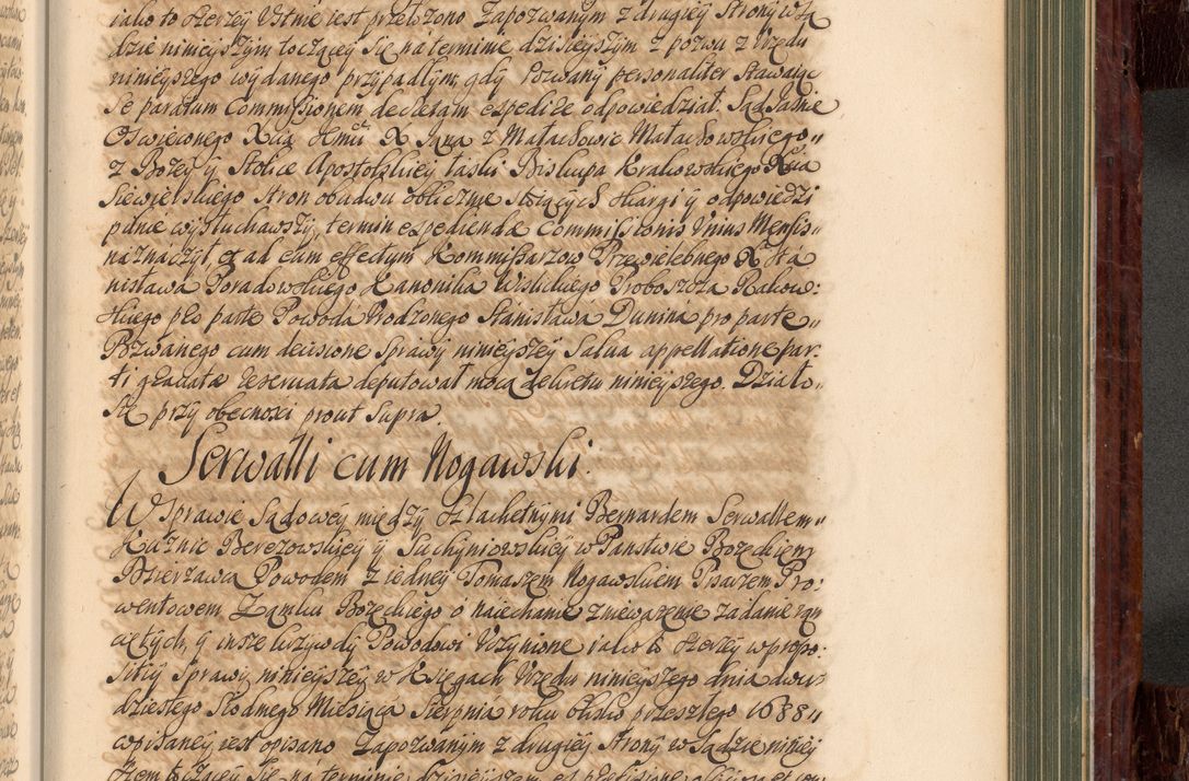 Zdjęcie nr 722 dla obiektu archiwalnego: Acta actorum episcopalium R. D. Joannis a Małachowice Małachowski, episcopi Cracoviensis a die 16 Julii anni 1688 et 1689 acticatorum. Volumen IV