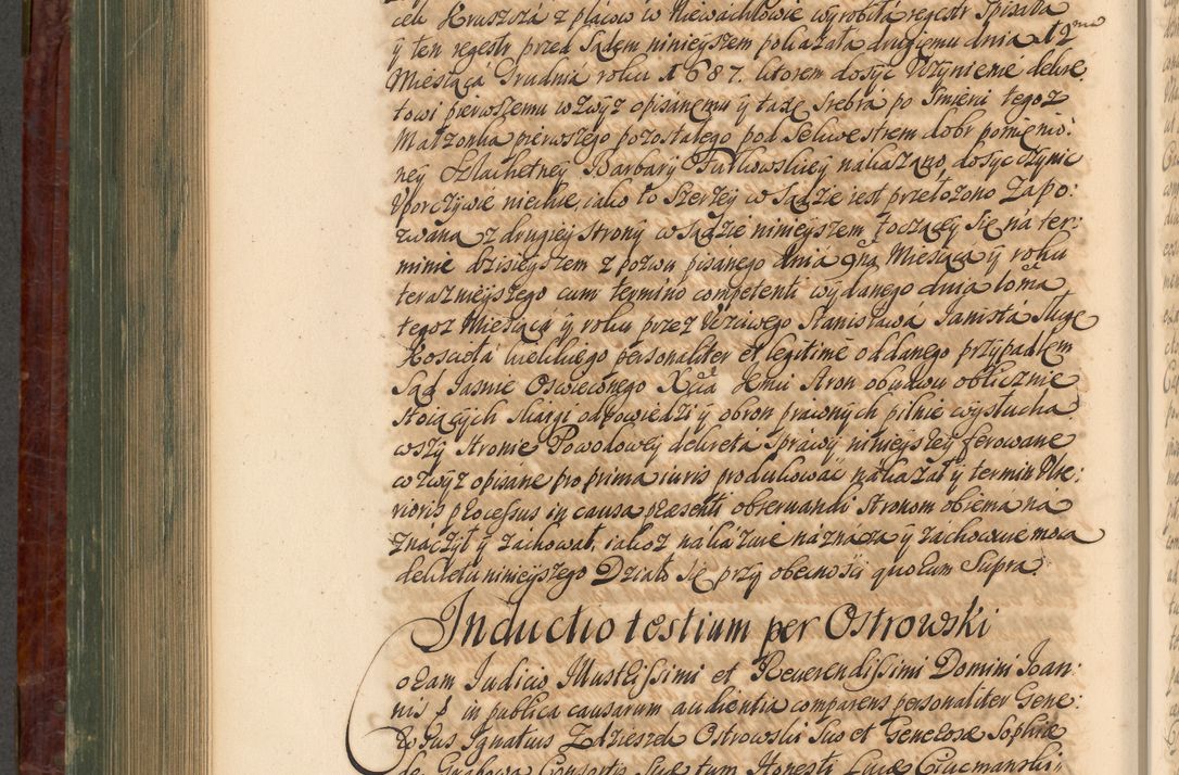 Zdjęcie nr 719 dla obiektu archiwalnego: Acta actorum episcopalium R. D. Joannis a Małachowice Małachowski, episcopi Cracoviensis a die 16 Julii anni 1688 et 1689 acticatorum. Volumen IV