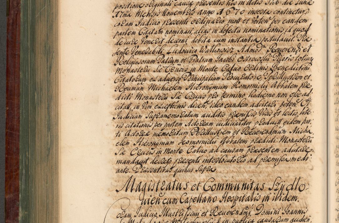 Zdjęcie nr 713 dla obiektu archiwalnego: Acta actorum episcopalium R. D. Joannis a Małachowice Małachowski, episcopi Cracoviensis a die 16 Julii anni 1688 et 1689 acticatorum. Volumen IV