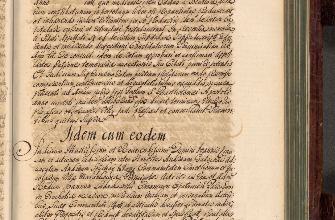 Zdjęcie nr 716 dla obiektu archiwalnego: Acta actorum episcopalium R. D. Joannis a Małachowice Małachowski, episcopi Cracoviensis a die 16 Julii anni 1688 et 1689 acticatorum. Volumen IV