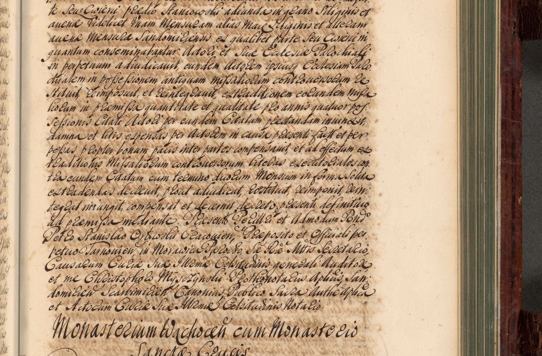 Zdjęcie nr 712 dla obiektu archiwalnego: Acta actorum episcopalium R. D. Joannis a Małachowice Małachowski, episcopi Cracoviensis a die 16 Julii anni 1688 et 1689 acticatorum. Volumen IV