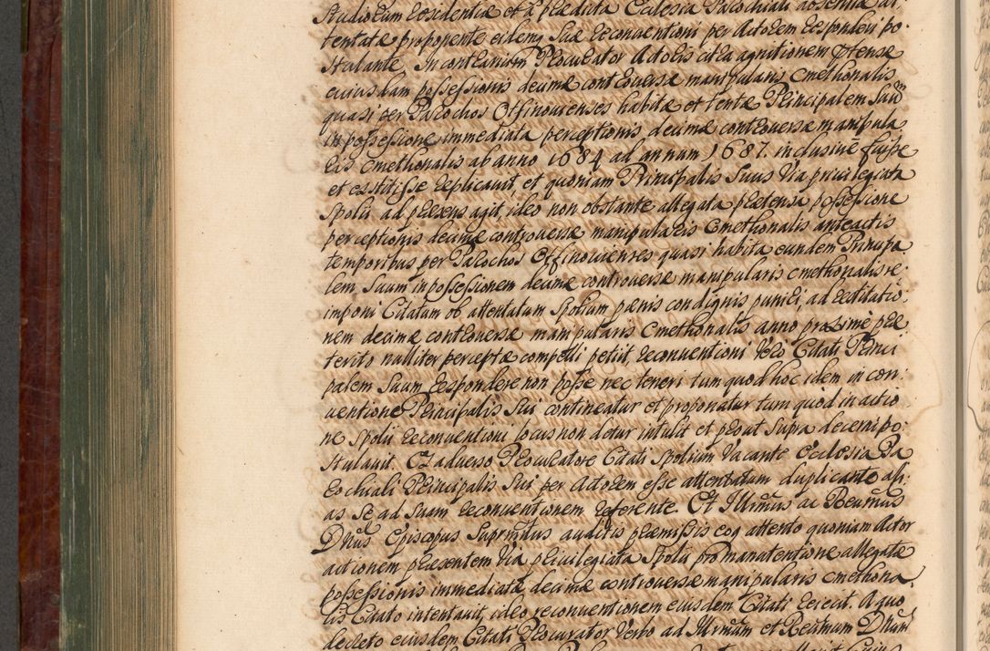 Zdjęcie nr 707 dla obiektu archiwalnego: Acta actorum episcopalium R. D. Joannis a Małachowice Małachowski, episcopi Cracoviensis a die 16 Julii anni 1688 et 1689 acticatorum. Volumen IV