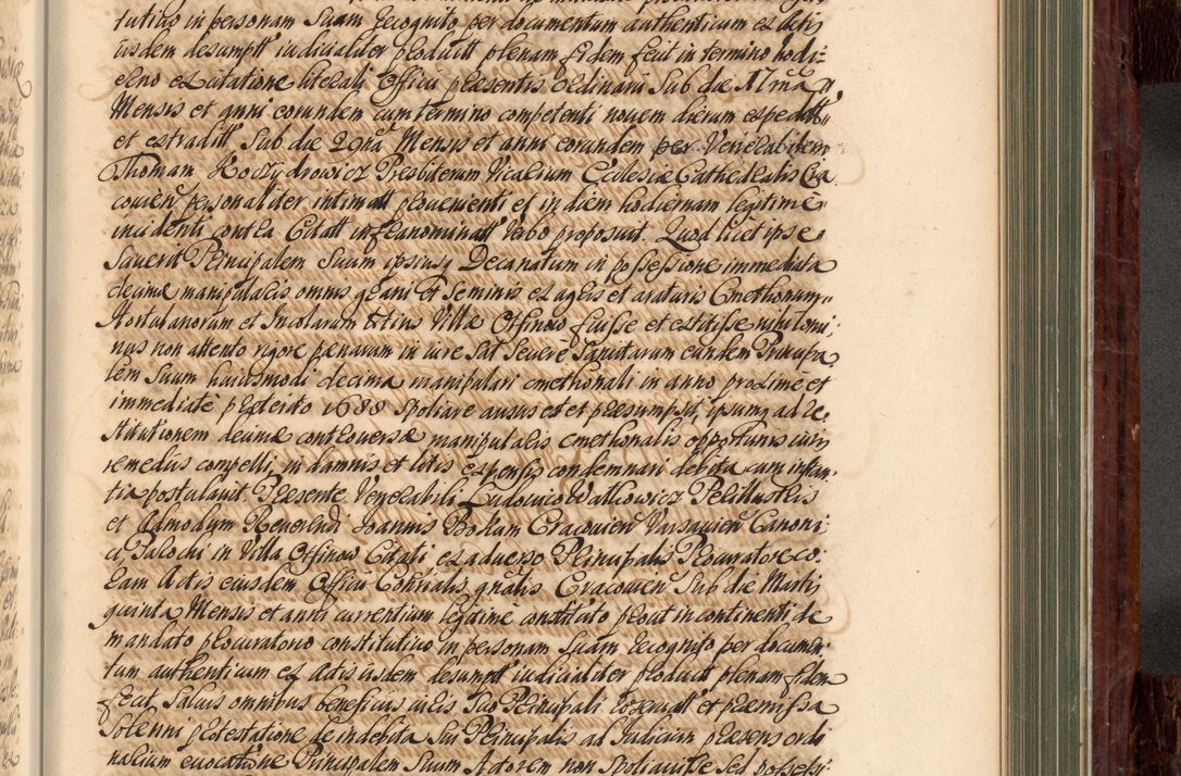 Zdjęcie nr 706 dla obiektu archiwalnego: Acta actorum episcopalium R. D. Joannis a Małachowice Małachowski, episcopi Cracoviensis a die 16 Julii anni 1688 et 1689 acticatorum. Volumen IV