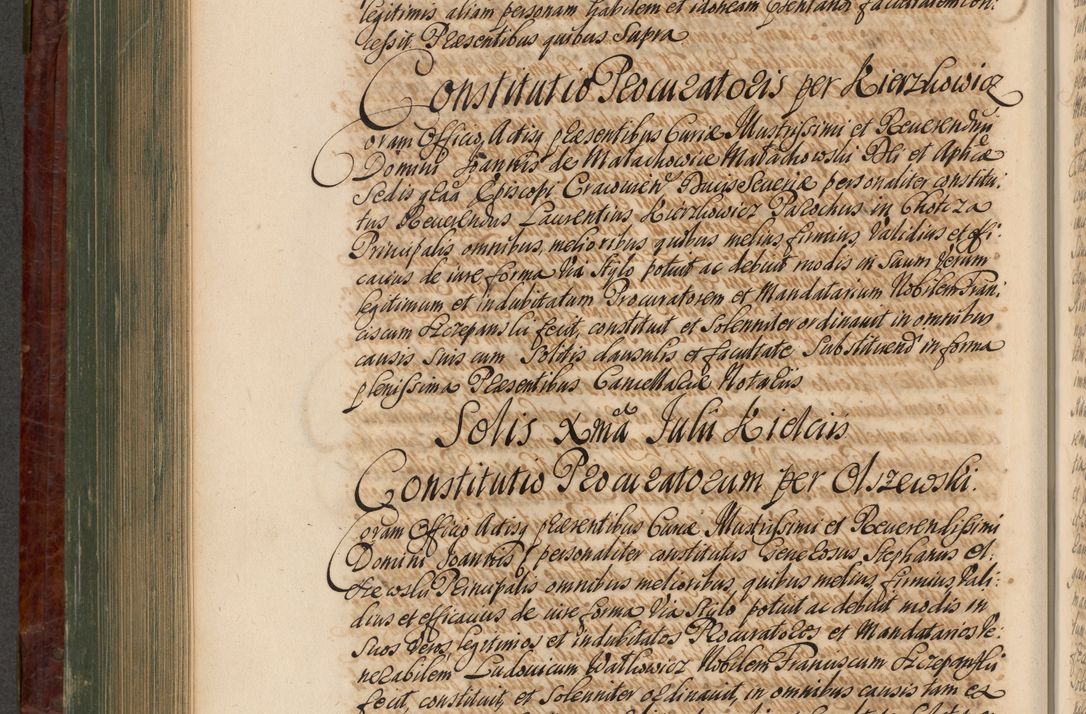 Zdjęcie nr 705 dla obiektu archiwalnego: Acta actorum episcopalium R. D. Joannis a Małachowice Małachowski, episcopi Cracoviensis a die 16 Julii anni 1688 et 1689 acticatorum. Volumen IV