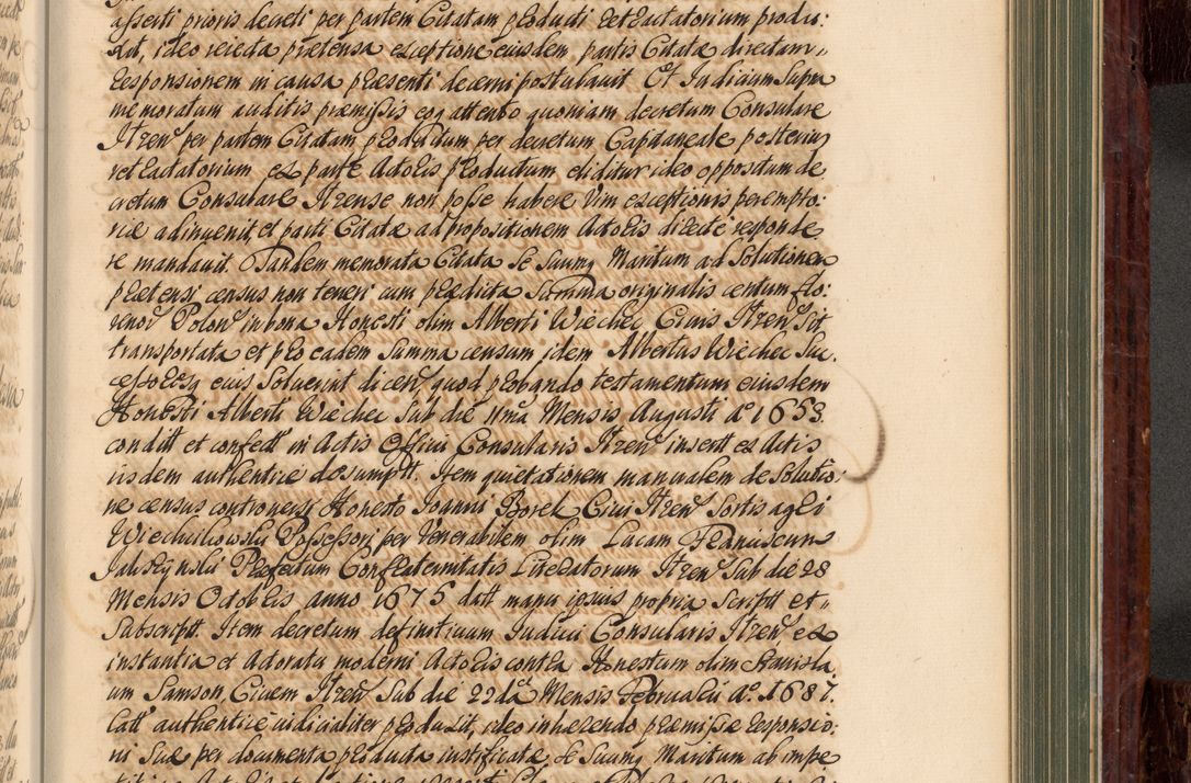 Zdjęcie nr 702 dla obiektu archiwalnego: Acta actorum episcopalium R. D. Joannis a Małachowice Małachowski, episcopi Cracoviensis a die 16 Julii anni 1688 et 1689 acticatorum. Volumen IV