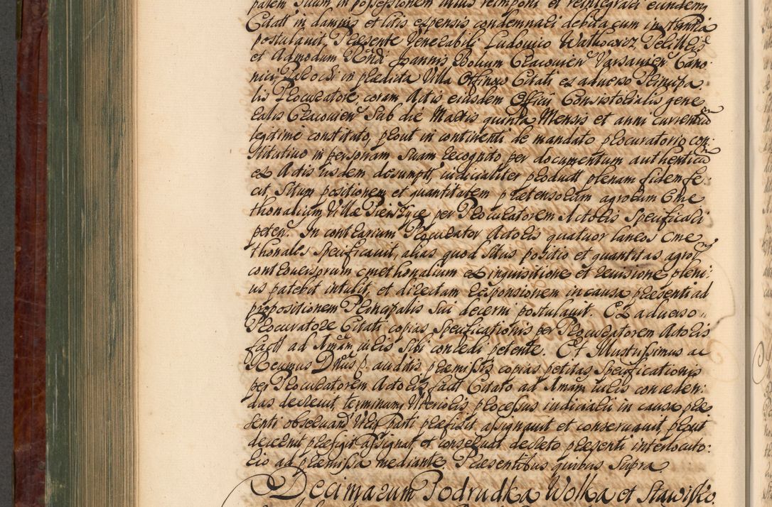 Zdjęcie nr 709 dla obiektu archiwalnego: Acta actorum episcopalium R. D. Joannis a Małachowice Małachowski, episcopi Cracoviensis a die 16 Julii anni 1688 et 1689 acticatorum. Volumen IV