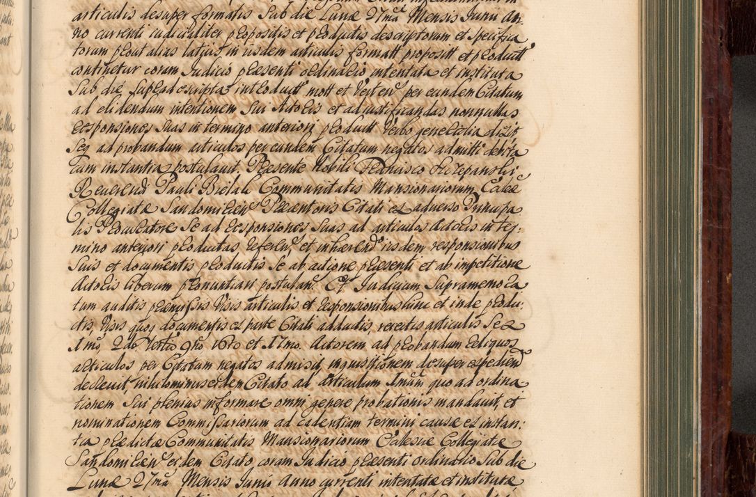 Zdjęcie nr 698 dla obiektu archiwalnego: Acta actorum episcopalium R. D. Joannis a Małachowice Małachowski, episcopi Cracoviensis a die 16 Julii anni 1688 et 1689 acticatorum. Volumen IV