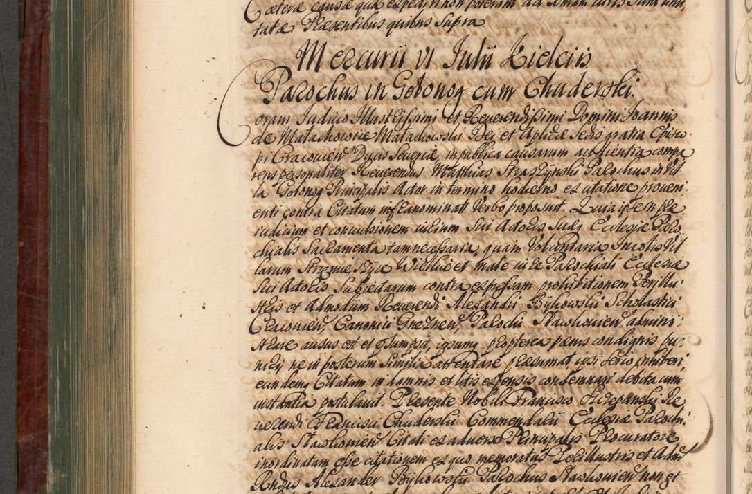 Zdjęcie nr 695 dla obiektu archiwalnego: Acta actorum episcopalium R. D. Joannis a Małachowice Małachowski, episcopi Cracoviensis a die 16 Julii anni 1688 et 1689 acticatorum. Volumen IV