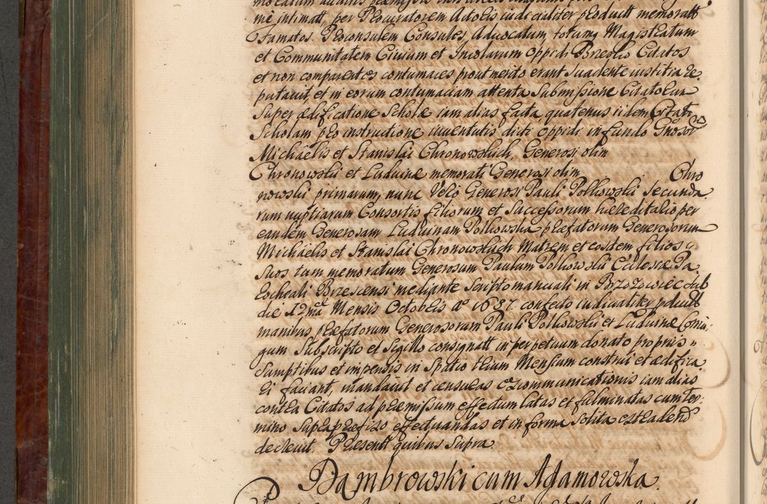 Zdjęcie nr 693 dla obiektu archiwalnego: Acta actorum episcopalium R. D. Joannis a Małachowice Małachowski, episcopi Cracoviensis a die 16 Julii anni 1688 et 1689 acticatorum. Volumen IV