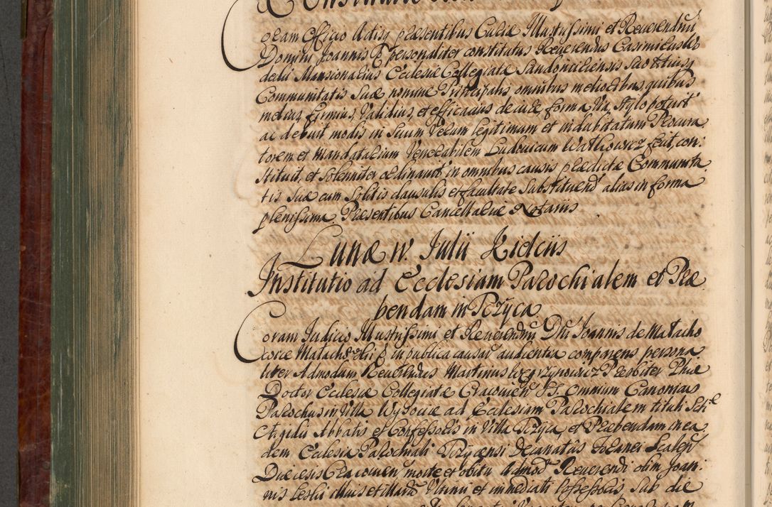 Zdjęcie nr 685 dla obiektu archiwalnego: Acta actorum episcopalium R. D. Joannis a Małachowice Małachowski, episcopi Cracoviensis a die 16 Julii anni 1688 et 1689 acticatorum. Volumen IV