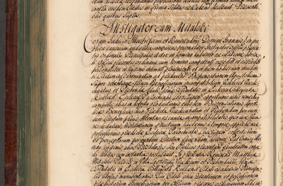 Zdjęcie nr 681 dla obiektu archiwalnego: Acta actorum episcopalium R. D. Joannis a Małachowice Małachowski, episcopi Cracoviensis a die 16 Julii anni 1688 et 1689 acticatorum. Volumen IV