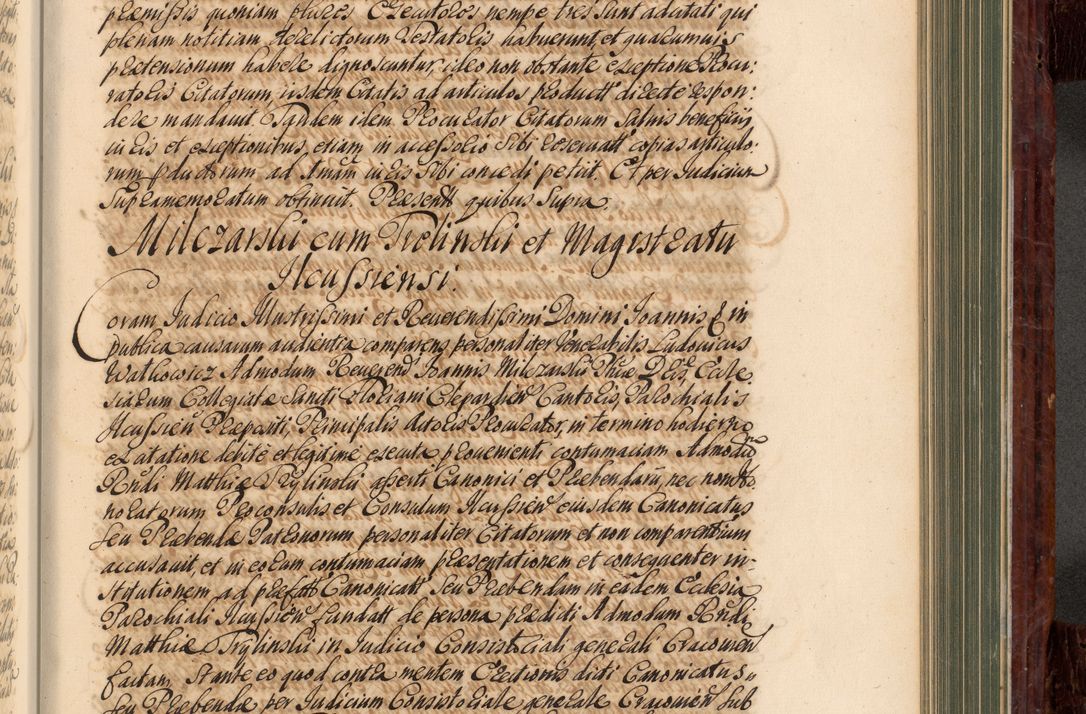 Zdjęcie nr 680 dla obiektu archiwalnego: Acta actorum episcopalium R. D. Joannis a Małachowice Małachowski, episcopi Cracoviensis a die 16 Julii anni 1688 et 1689 acticatorum. Volumen IV